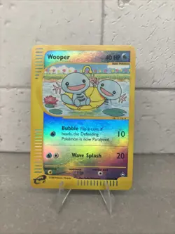 Reverse Holo Wooper 117/147 Aquapolis Reverse Holo Nintendo Pokemon Card Nm-mint - Image 1
