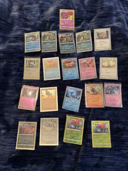 pokemon lot cards Holos With Cosmo Print On Some - Image 1