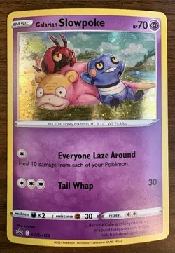 Galarian Slowpoke SWSH126 Pokemon Sword & Shield Promo Holo Card NM - Image 1
