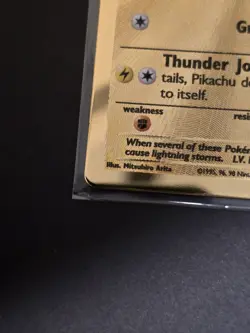 Pokemon Gold Metal Pikachu Card 58/102 - Celebrations Ultra Premium Collection - Image 4