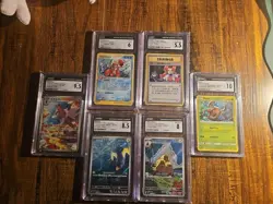 Pokemon CGC GRADED CARD LOT OF 6 (ART RARE, HOLO,E READER) - Image 1