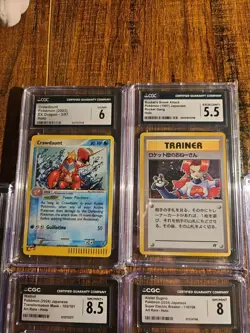 Pokemon CGC GRADED CARD LOT OF 6 (ART RARE, HOLO,E READER) - Image 3