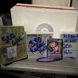 Pokemon Lot: 25 Ultra Rare, 200 Holo, 420 RH, 40 Rare, 500 C/UC - 1180+ Cards NM - Image 1