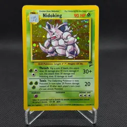 Nidoking 1999 Base Set 2 #11 Rare Holo Pokemon Card MP - Image 1