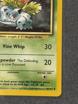 Ivysaur Base Set, Card 30/102 - Image 5