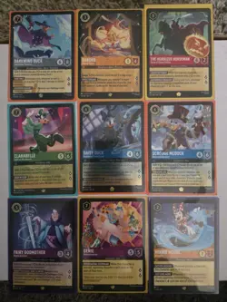 Lorcana TCG Mixed Legendary Card Lot - Image 1
