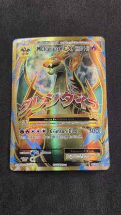 Pokemon Card TCG -MEGA M Charizard EX (Full Art) 101/108 Evolutions Holo LP Plus - Image 1