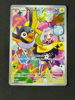 Ionos Wattrel 231/217 Ascended Heroes Illustration Rare Pokemon Card NM - Image 1