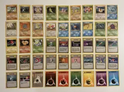 Large Base Set 2 Pokemon Lot- 80 Cards LP/MP/1 DMG - WOTC- No Holos - Image 3