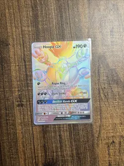 Hoopa GX Full Art Secret Rare Holo SM-Team Up 187/181 Pokemon Card - Image 1