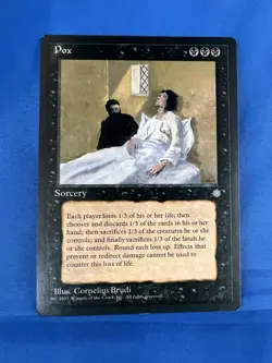 1x Pox MTG Ice Age NM/M+ Unplayed Magic Regular - Image 1