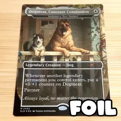 1x Dogmeat, Constant Companion - Yoshimaru Foil Fallout Secret Lair 2463, MTG NM - Image 1