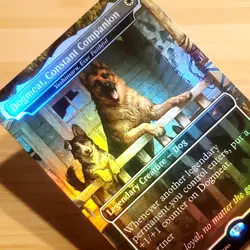 1x Dogmeat, Constant Companion - Yoshimaru Foil Fallout Secret Lair 2463, MTG NM - Image 2