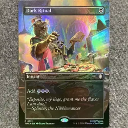 Dark Ritual (Borderless) Commander: Teenage Mutant Ninja Turtles Foil 0131 - Image 1