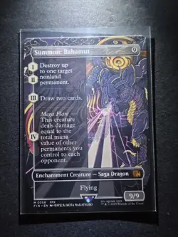 Summon: Bahamut (Borderless) 0356 Final Fantasy NM *NON-FOIL* - Image 1