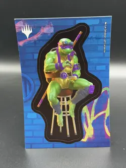 MTG: Teenage Mutant Ninja Turtles DONATELLO Tin Sticker - Image 1