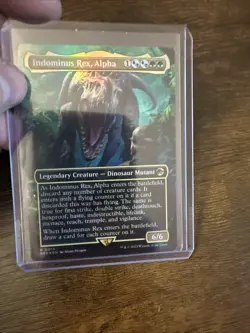 Indominus Rex, Alpha (Borderless) Universes Beyond: Jurassic World- FOIL - Image 2