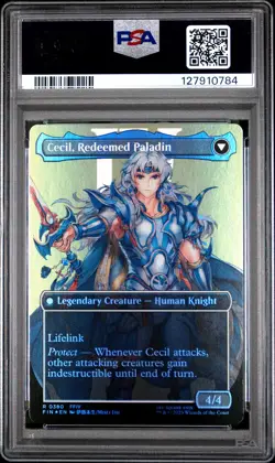2025 MTG FINAL FANTASY #0380 CECIL, DARK KNIGHT/CECIL, REDEEMED PALADIN PSA 9 - Image 2