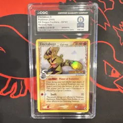 Pokemon Electabuzz Reverse Holo CGC EX Dragon Frontiers 29/101 2006 - Image 1