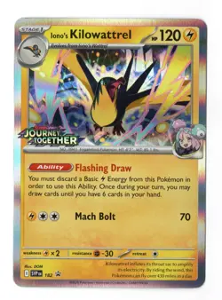 Iono's Kilowattrel (Prerelease) 182 Holo Scarlet & Violet Promo Pokemon Holo NM - Image 1