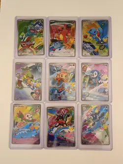 Pokemon first illustration collection series Promo set 9 cards - Image 1