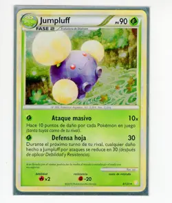 ~ESP~ SPANISH Jumpluff 6/123 Holo HeartGold HGSS Pokemon Card (g3) - Image 1