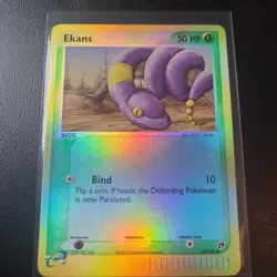Pokemon Ekans 64/100 EX Sandstorm Reverse Holo Rare - Image 1