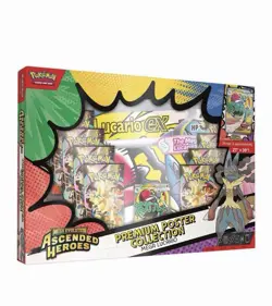 Pokemon Ascended Heroes Premium Poster Collection Lucario Presale - Image 1