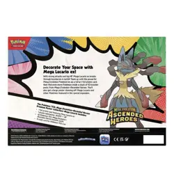 Pokemon Ascended Heroes Premium Poster Collection Lucario Presale - Image 2