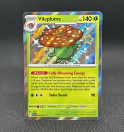 Vileplume 094/091 Shiny Rare Paldean Fates Pokemon Near Mint - Image 1