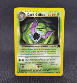 Dark Golbat 24/82 Non Holo Rare Team Rocket Pokemon Card - Image 1