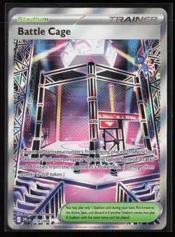Battle Cage 116/094 Ultra Rare Trainer Phantasmal Flames Pokemon NM - Image 1