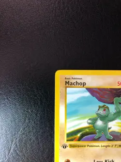 1999 Pokemon Game #52 Machop 1st Edition Base Set Card TCG WOTC - Image 2