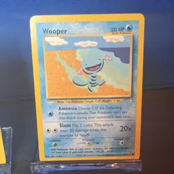 Neo Genesis Piloswine Wooper Totodile Mantine Pokemon Bulk Lot 4 LP-HP Vintage - Image 3