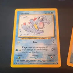 Neo Genesis Piloswine Wooper Totodile Mantine Pokemon Bulk Lot 4 LP-HP Vintage - Image 4