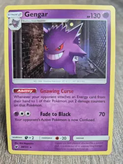 Gengar Holo 38/111 Crimson Invasion Pokemon Card Rare - Image 1