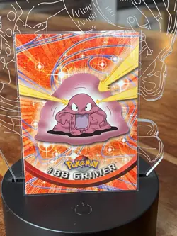 Grimer #88 Pokemon Topps 1999/2000 TV Animation Blue Logo Series 1 - Image 1