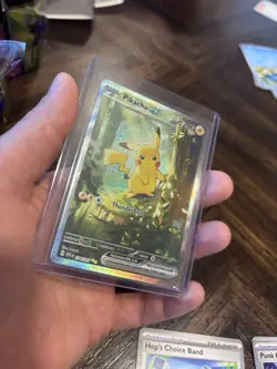 Pokemon Pikachu ex 276/217 Scarlet & Violet 151 Secret Rare Full Art Holo 200 HP - Image 3