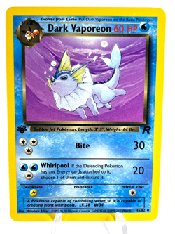1st Edition Dark Vaporeon 45/82 - Team Rocket - Uncommon - Pokemon - NM - Image 1