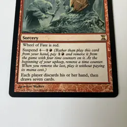 MTG Magic the Gathering Wheel of Fate (187/301) Time Spiral LP - Image 3