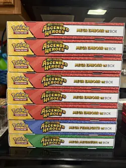 LOT OF 8 Pokemon Ascended Heroes EX Boxes FACTORY SEALED IN HAND - Image 2