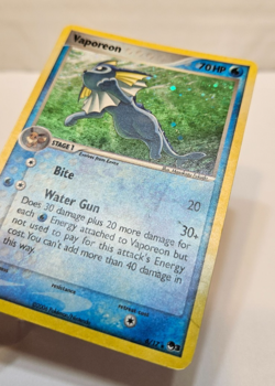 Vaporeon 6/17 Holo Rare POP Series 3 Pokemon 1551 - Image 2