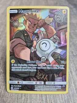 Pokemon Magnemite 242/236 Sm-Cosmic Eclipse Holo Secret Rare Full Art 2019 - Image 1