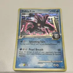 Pokemon Palkia G lvl 78 12/127 Platinum Holo Rare English 2009 NM - Image 2