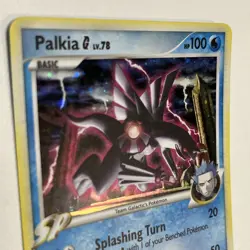 Pokemon Palkia G lvl 78 12/127 Platinum Holo Rare English 2009 NM - Image 4