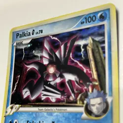 Pokemon Palkia G lvl 78 12/127 Platinum Holo Rare English 2009 NM - Image 5
