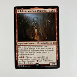 MTG Solphim, Mayhem Dominus (150/530) Phyrexia All Will Be One LP Magic Card - Image 1