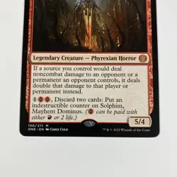 MTG Solphim, Mayhem Dominus (150/530) Phyrexia All Will Be One LP Magic Card - Image 3