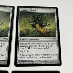 Umbral Mantle X4 - Shadowmoor - MTG Magic the Gathering - Uncommon MP - LP - Image 3