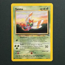 Pokemon Vintage Neo Discovery Yanma 36/75 Non-holo Rare WotC - Image 1